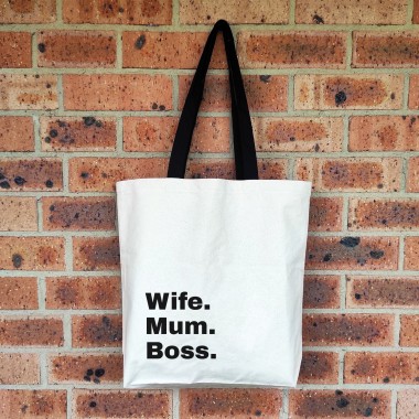 Wife Mum Boss Tote Bag - 1