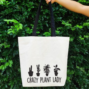 Crazy Plant Lady Tote Bag - 1