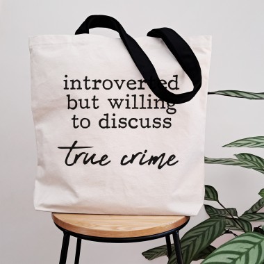 Personalised Introverted But Willing To Discuss Tote Bag - 2