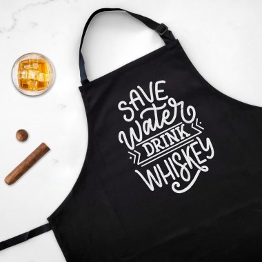 Save Water Drink Whiskey Apron - 2