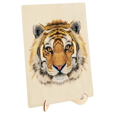 130 Piece Wooden Jigsaw Puzzle - Tiger (A3 Series) - 3