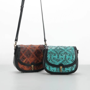 Morocco Leather Shoulder Bag by Red Fox Hub - 1