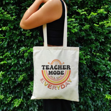 Teacher Mode All Day Everyday Medium Tote Bag - 1