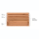 Executive Bamboo Desk Organiser - 5