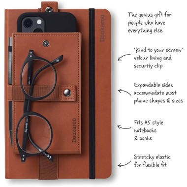 Notebook Phone Holder Brown by IF Bookaroo - 1