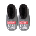 SnuggUps® Warning Fart Zone Men's Slippers - 4