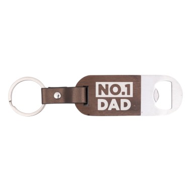 No.1 Dad Bottle Opener Keyring - 1