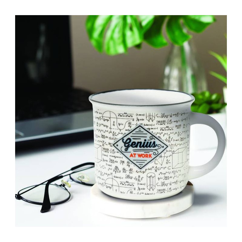 Genius At Work Mug Cup-Puccino Porcelain Mug - 1