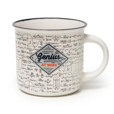 Genius At Work Mug Cup-Puccino Porcelain Mug - 3