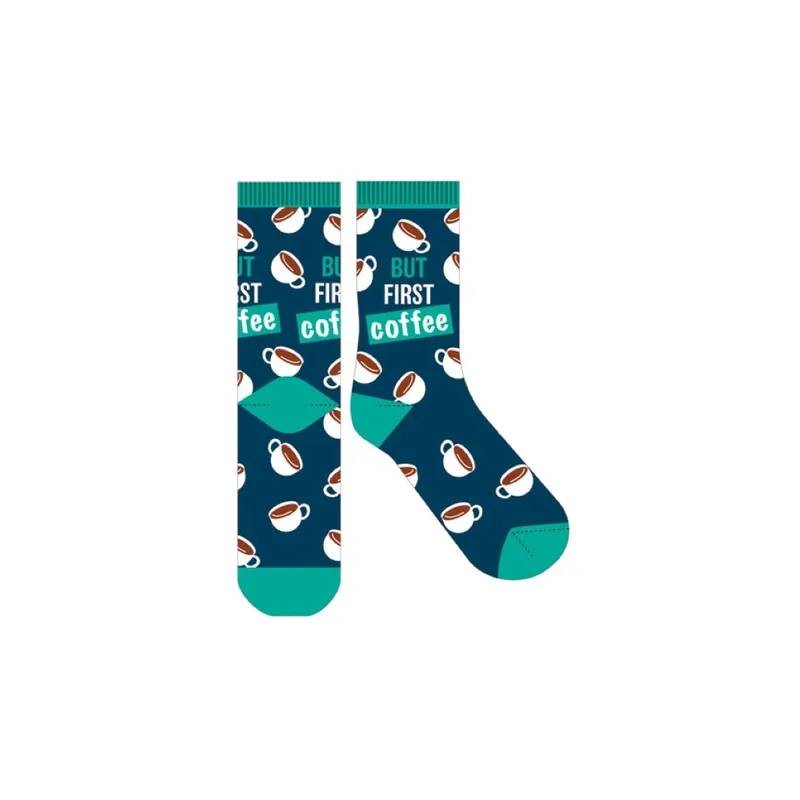 But First Coffee Novelty Socks - 1