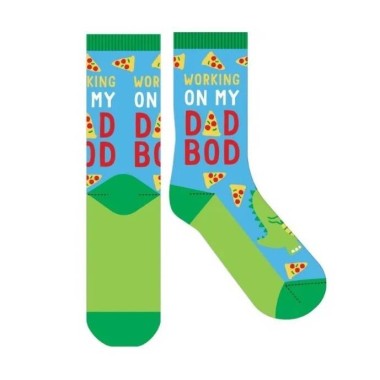 Working On My Dad Bod Novelty Socks - 1