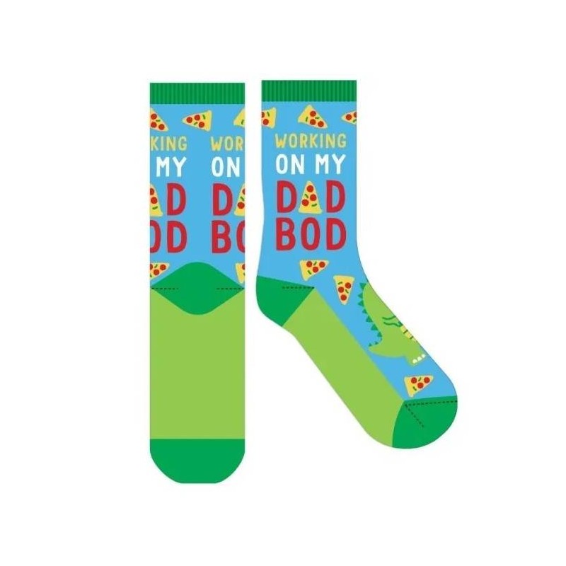 Working On My Dad Bod Novelty Socks - 1