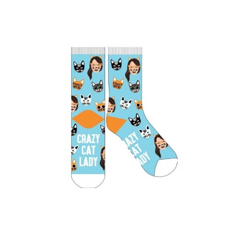 Crazy Cat Lady Novelty Socks - 1