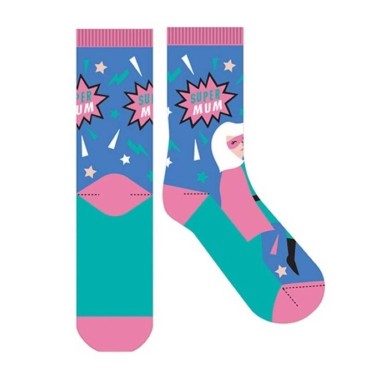 Super Mum Novelty Socks - 1