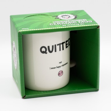 Quitter: Opps I Mean Happy Retirement Coffee Mug - 2