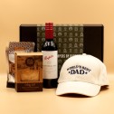 World's Best Dad Hamper With Red Wine - 1