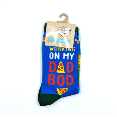 Working On My Dad Bod Novelty Socks - 2