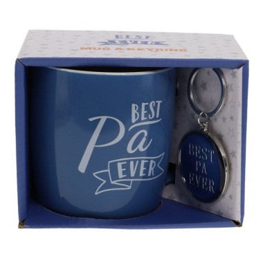 Best Pa Ever Mug & Keyring Set - 1