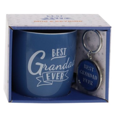 Best Grandad Ever Mug & Keyring Set - 1