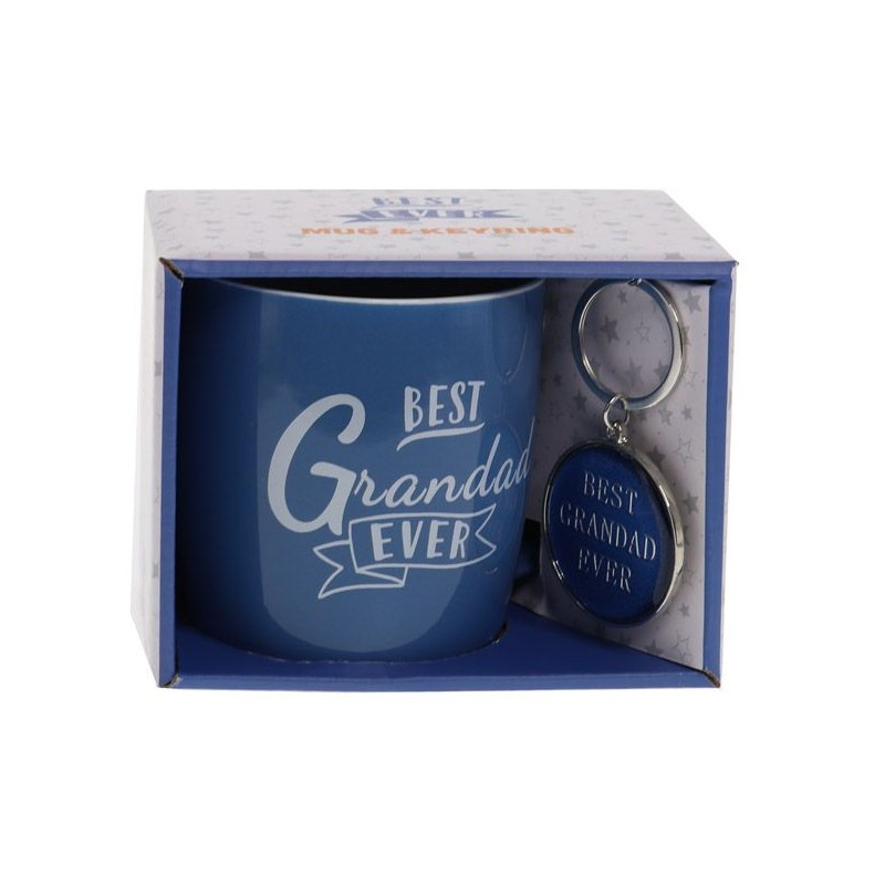 Best Grandad Ever Mug & Keyring Set - 1