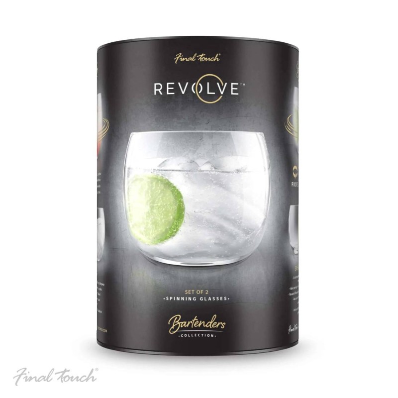 Revolving Gin & Cocktail Glass – Set of 2 by Revolve Final Touch - 1