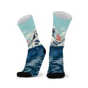 Oriental Wave Bamboo Socks Set of 2 Gift Box - 4