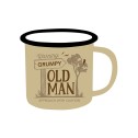 Grumpy Old Man Adventure Enamel Mug - 1