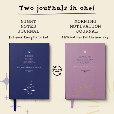 Journals For Life - Night Notes / Morning Motivation Journal - 2