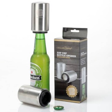 Zap Cap Premium Stainless Steel Bottle Opener by Cellardine - 1