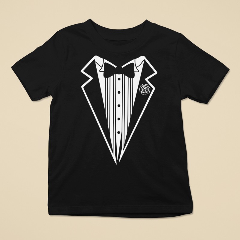 Kids Tuxedo T Shirt DadShop