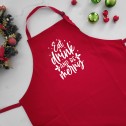 Eat Drink and Be Merry Christmas Apron - 1