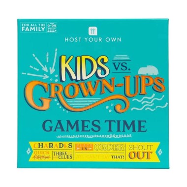 Host Your Own - Kid Vs Grown Ups Games Time Board Game by Talking Tables - 8