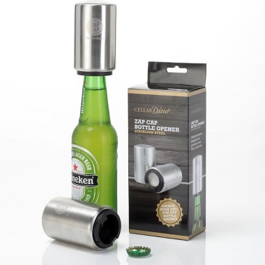 Zap Cap Premium Stainless Steel Bottle Opener by Cellardine - 1