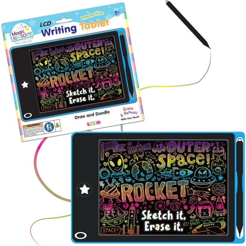 Interactive LCD Writing Tablet - Blue Star - 1