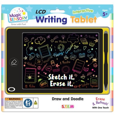 Interactive LCD Writing Tablet - Yellow Doodle - 3