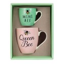 Queen Bee Mini Bee Twin Cup Gift Set - 2