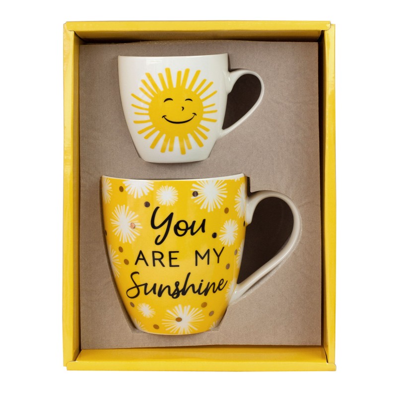 You Are My Sunshine Twin Cup Gift Set - 2