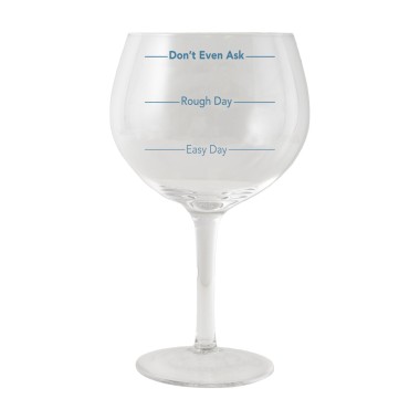 How Was Your Day Balloon Wine Glass - 3