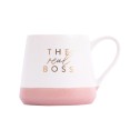 The Boss & The Real Boss 2pc Stoneware Mug Set - 5