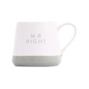 Mr Right & Mrs Always Right 2pc Stoneware Mug Set - 3