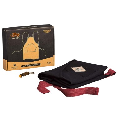 King of the Grill BBQ Utility Apron with Bottle Opener and Beer Pocket - 1