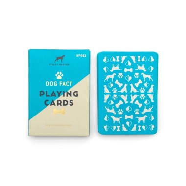 Dog Fact Playing Cards by Field + Wander - 1