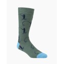 Mens Gone Fishing Socks by Bamboozld - 2