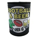 Football and Beer Stubby Holder - 1