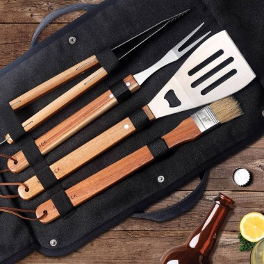 Maverick 4 Piece BBQ Tool with Carry Bag - 1