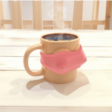 Boob Mug With Removable Bikini Top - 1