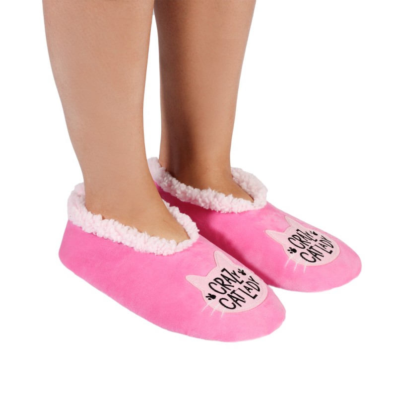 SnuggUps Crazy Cat Lady Women's Slippers - 3