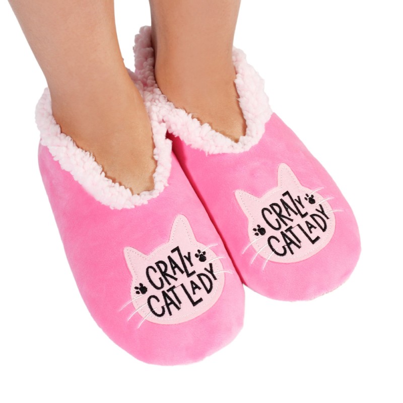SnuggUps Crazy Cat Lady Women's Slippers - 2