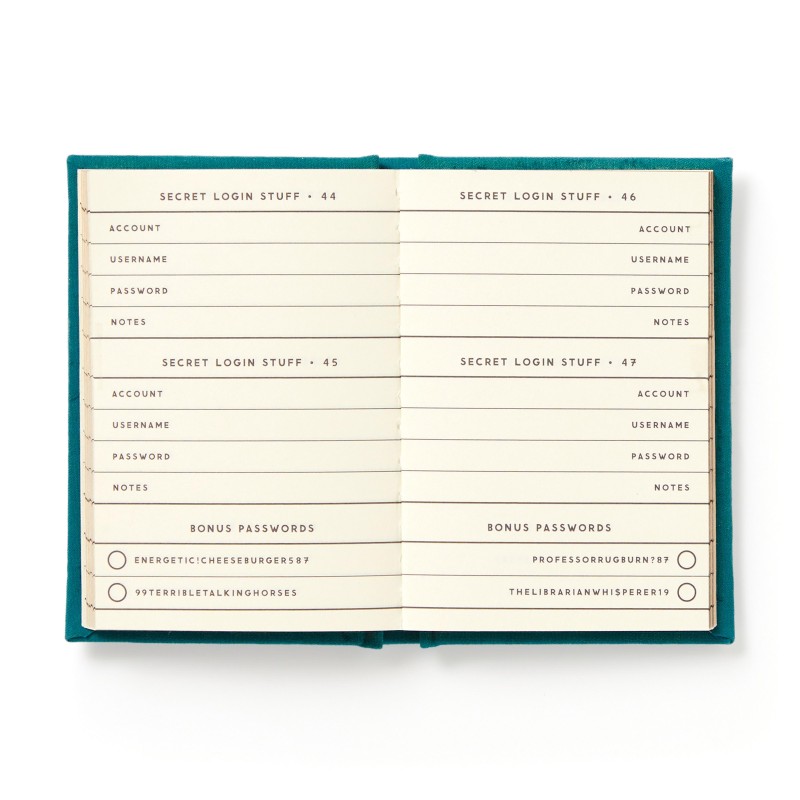 Definitely Not My Passwords - A Tiny Password Diary - 2