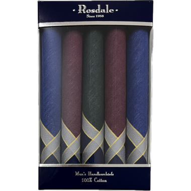Deluxe Men's Woven Handkerchief by Rosdale - 1